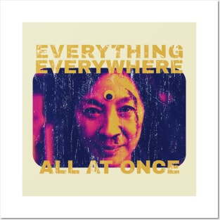 Everything Everywhere All At Once - retro purple Posters and Art